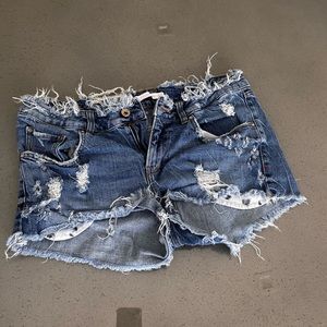 Zara jean shorts